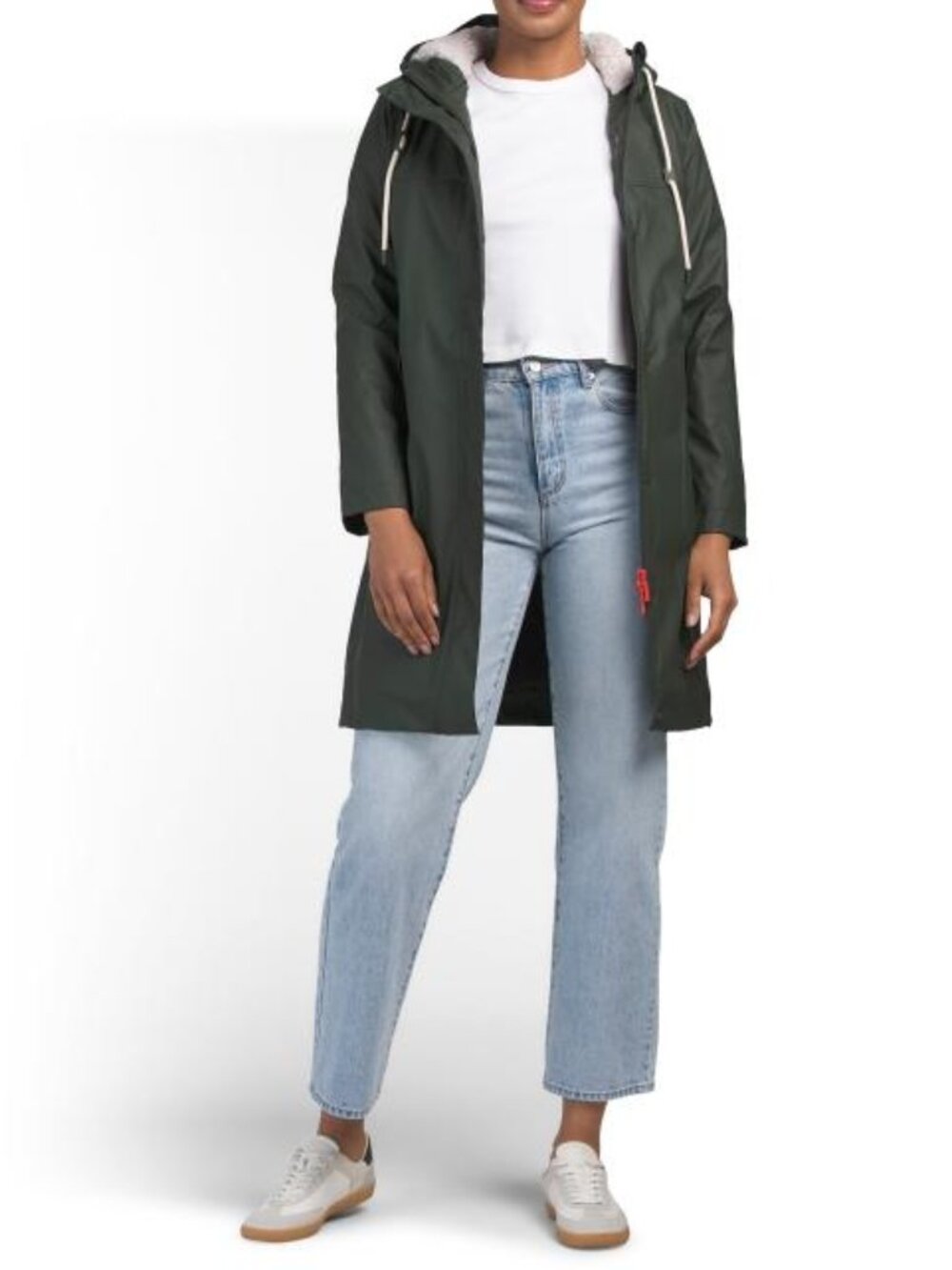 HUNTER Rubberized Padded Mid Length Coat